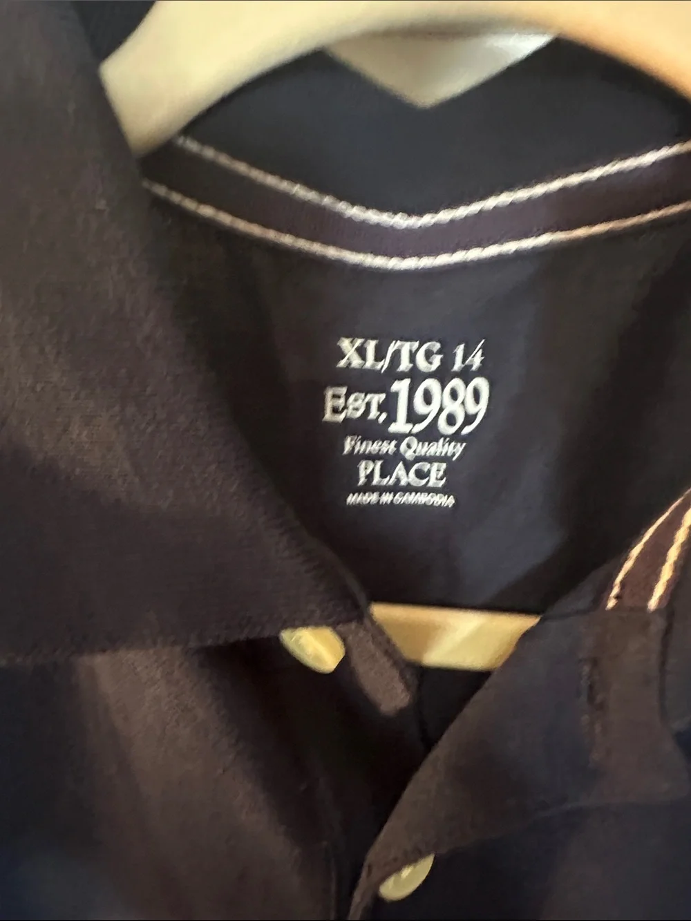 The Children's Place Navy and White Polos